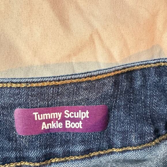 Gloria Vanderbilt Shape Effect Plus sz 20W Tummy Sculpt Ankle Boot Jean - Picture 4 of 12